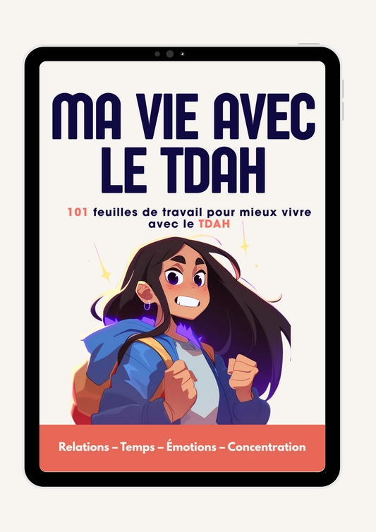 Ma vie avec le TDAH – Livre numérique imprimable